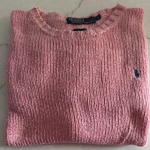 Polo by Ralph Lauren Pink Crewneck Sweater